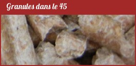 bois en Granules dans le 45