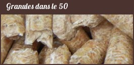 bois en Granules dans le 50