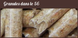 bois en Granules dans le 56