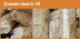 bois en Granules dans le 58