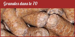 bois en Granules dans le 70